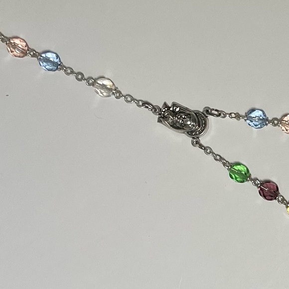 Rosary with real crystal beads - Picture 12 of 15